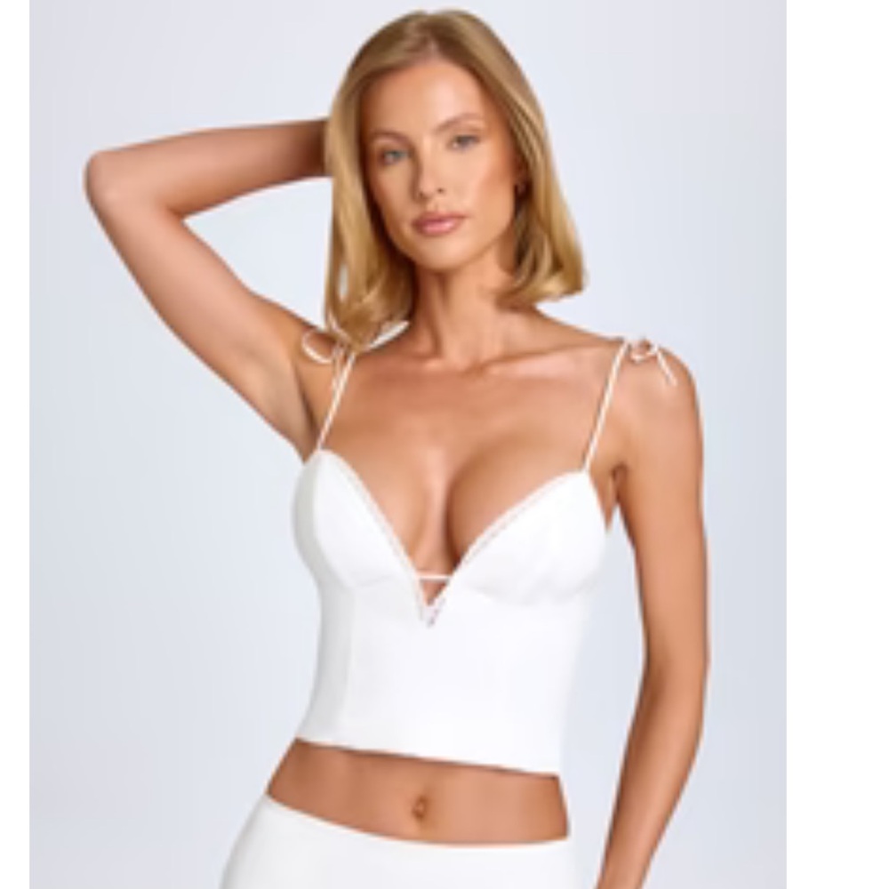 White Crop Top